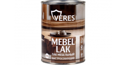 Лак мебельный Veres, быстросохнущий, акриловый