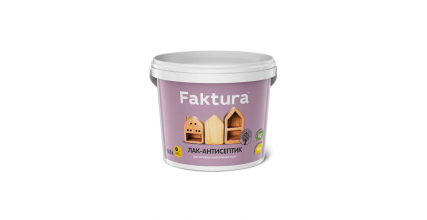 Лак-антисептик с натуральным воском и ионами серебра FAKTURA