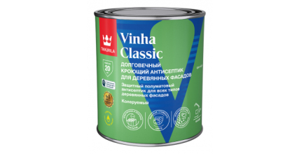 Антисептик для деревянных фасадов Vinha Classic Tikkivala (Tikkurila), полуматовый
