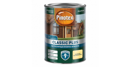 Пропитка-антисептик для древесины Pinotex Classic Plus