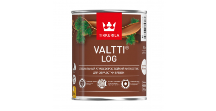 Декоративный антисептик для дерева Valtti Log EC (Валтти Лог) Tikkivala (Tikkurila), бесцветный
