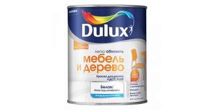 Краска-грунт МЕБЕЛЬ И ДЕРЕВО DULUX