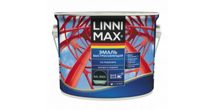 LINNIMAX Эмаль быстросохнущая по ржавчине цветная