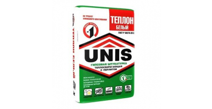 Штукатурка гипсовая Теплон Unis