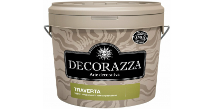 Декоративная штукатурка TRAVERTA (ТРАВЕРТА) эффект натурального камня травертина 7кг,  15кг
