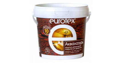 Eurotex Аквалазурь защитно-декоративное покрытие для дерева